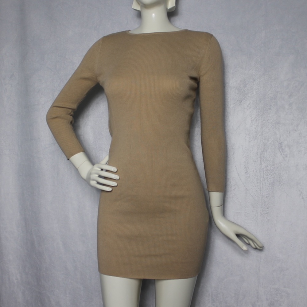 Ribbed Mini Dress